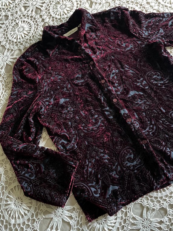 Whimsygoth Devore blouse - image 8