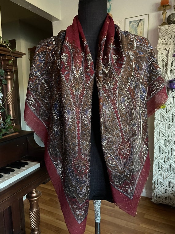 Thin wool scarf - image 2