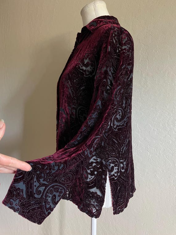 Whimsygoth Devore blouse - image 5