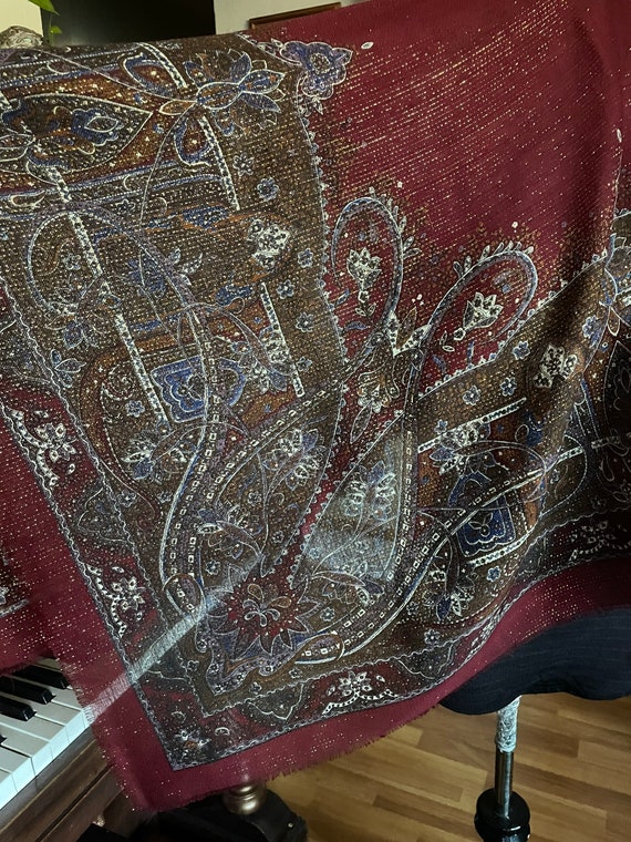 Thin wool scarf - image 7