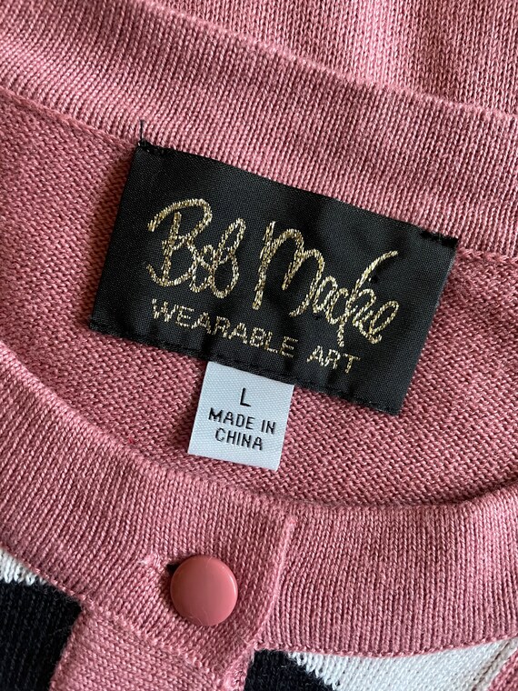 Bob Mackie wearable art cardigan - image 7