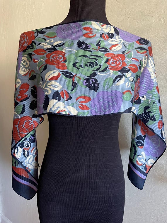 Echo silk scarf