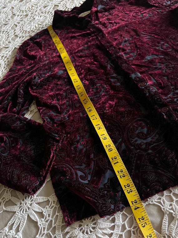 Whimsygoth Devore blouse - image 6