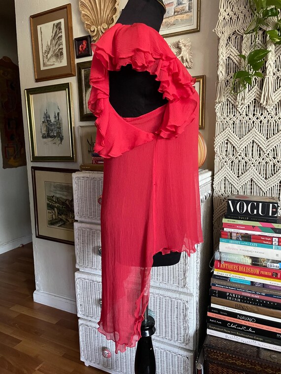 Chiffon silk blouse - image 7