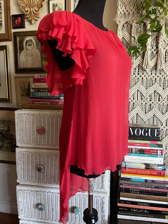 Chiffon silk blouse - image 3