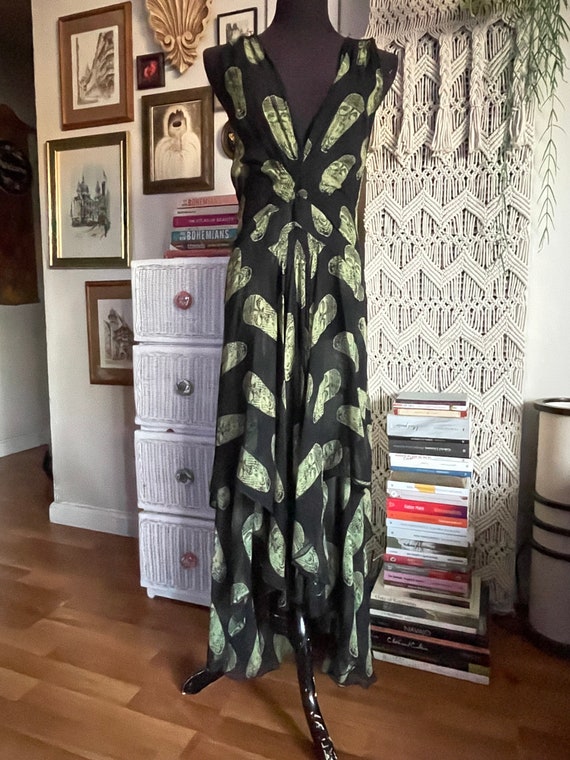 Flapper inspired silk  dress