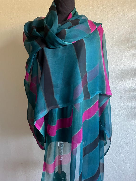 Chiffon silk wrap