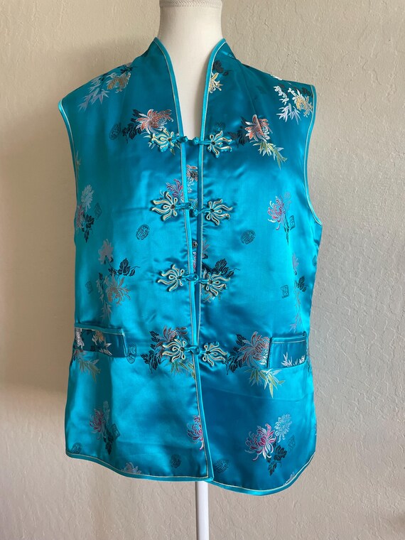 Asian satin vest