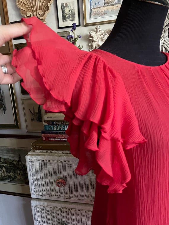 Chiffon silk blouse - image 6