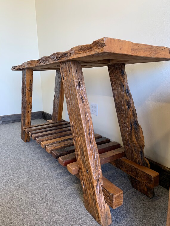 Peroba Rosa Console Table 65 L 18 D 31 1 2 H Etsy UK