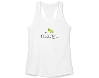 Margarita Racerback Tank | Damski top Margs I Lime
