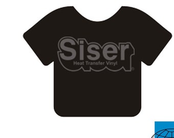 SISER HTV EasyWeed Heat Transfer Vinyl 12&quot; x 10 yards BLACK