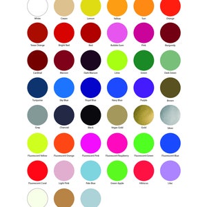 SISER EasyWeed Heat Transfer Vinyl Material 15&quot; x 5 Yards 38 Colors mix and match per yard or foot. No neon Colors or Glow in the Dark