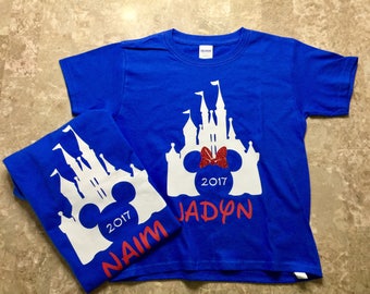 Disney Castle shirts | Disney Shirts | Matching Disney Family Shirts | Castle Shirts| Disney Shirt for Family