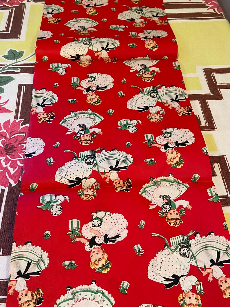 Vintage Gift Wrapping Paperkitschymid Centurycute Etsy