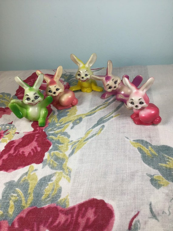 plastic bunny figurines