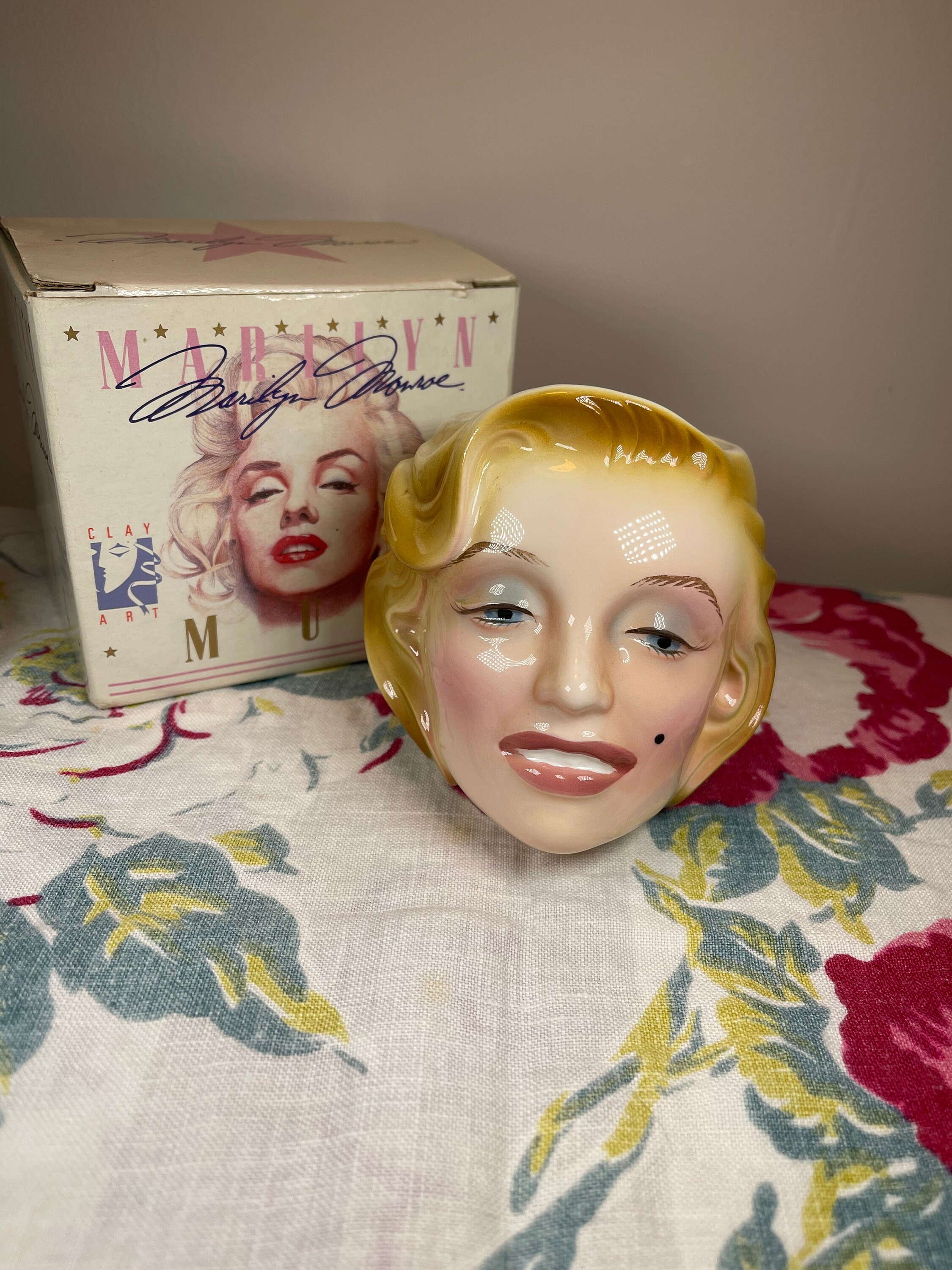 Marilyn Monroe Clay - Etsy