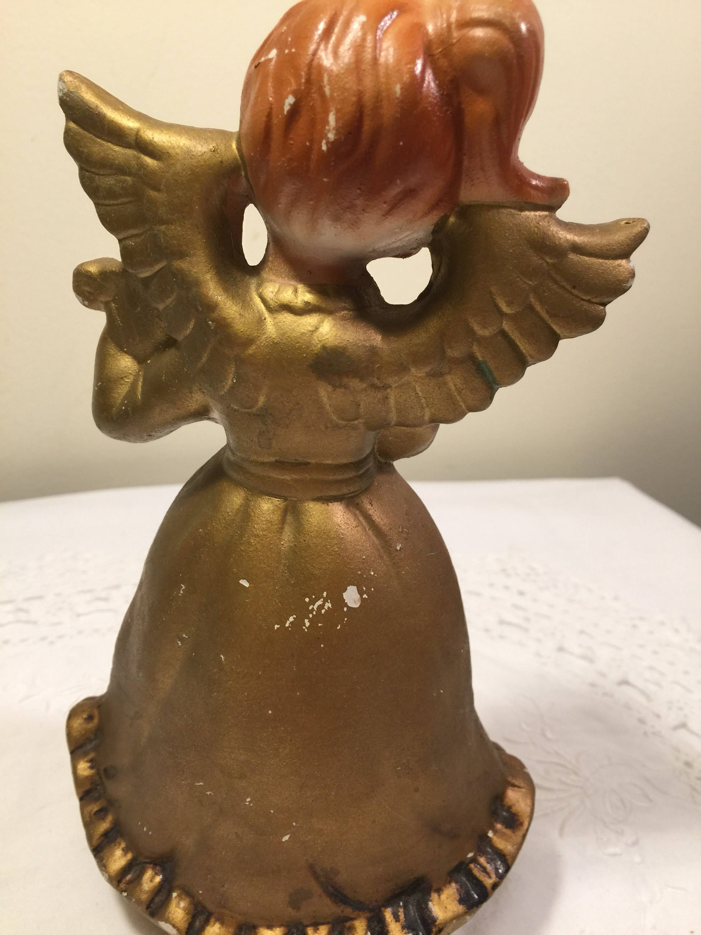 Vintage Angel music box Gold angel music box kitschy angel Etsy