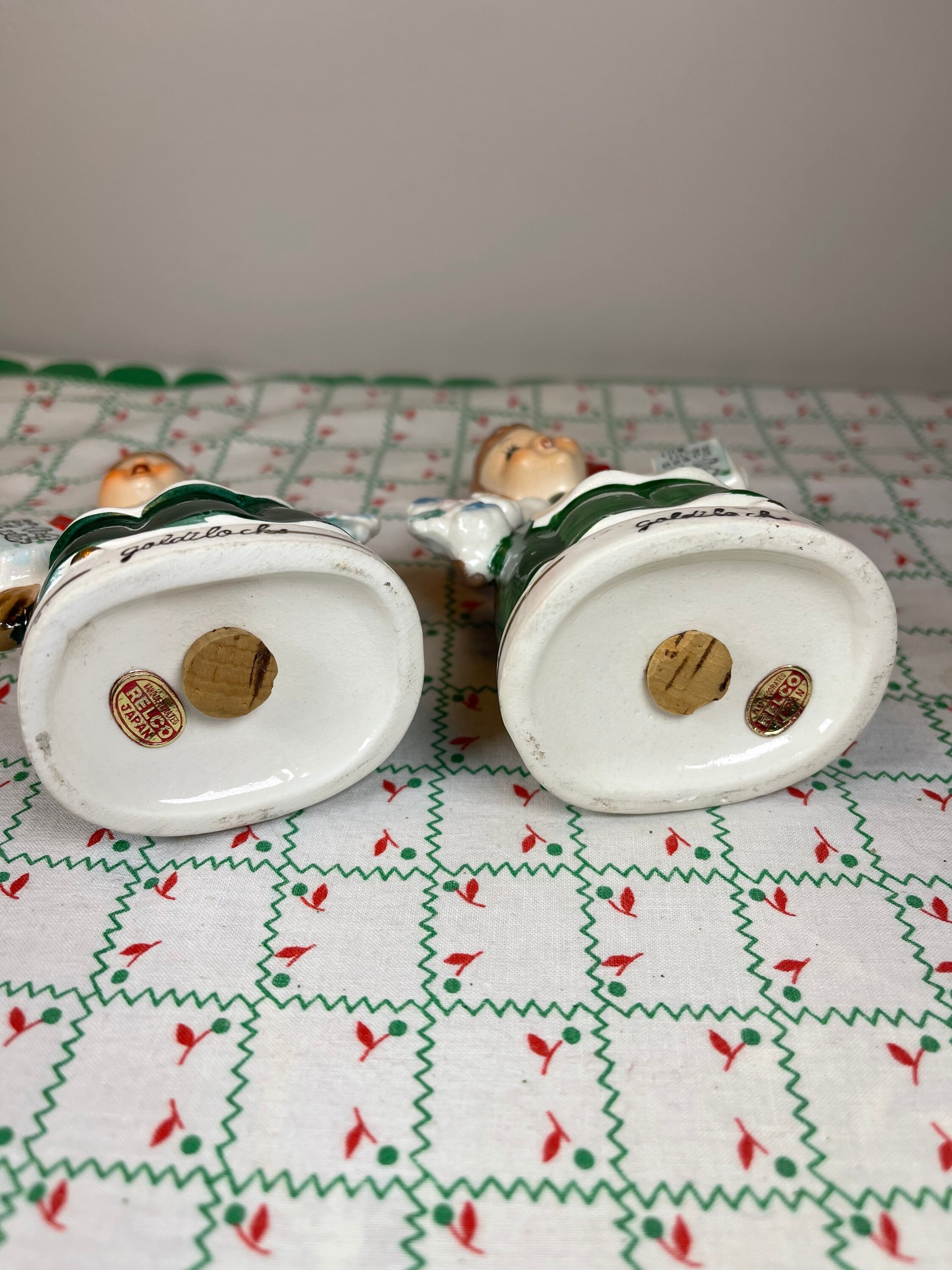 Vintage Relco Japan Goldilocks Salt and Pepper Shakersmid Etsy