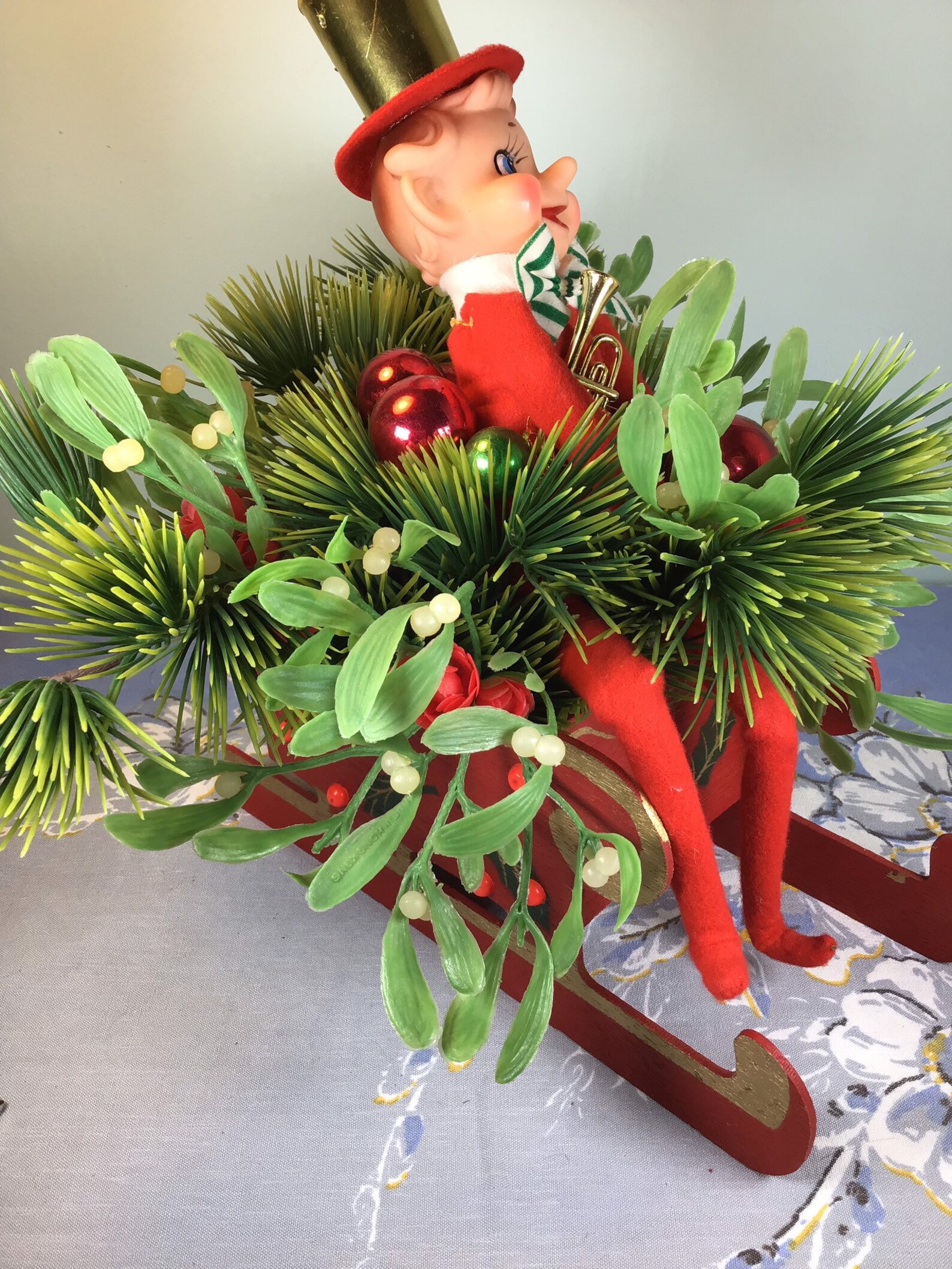 Vintage Adorable Pixie in Sledkitschmaskitschy Etsy