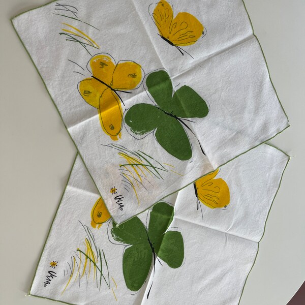 Vintage Vera Napkins Etsy