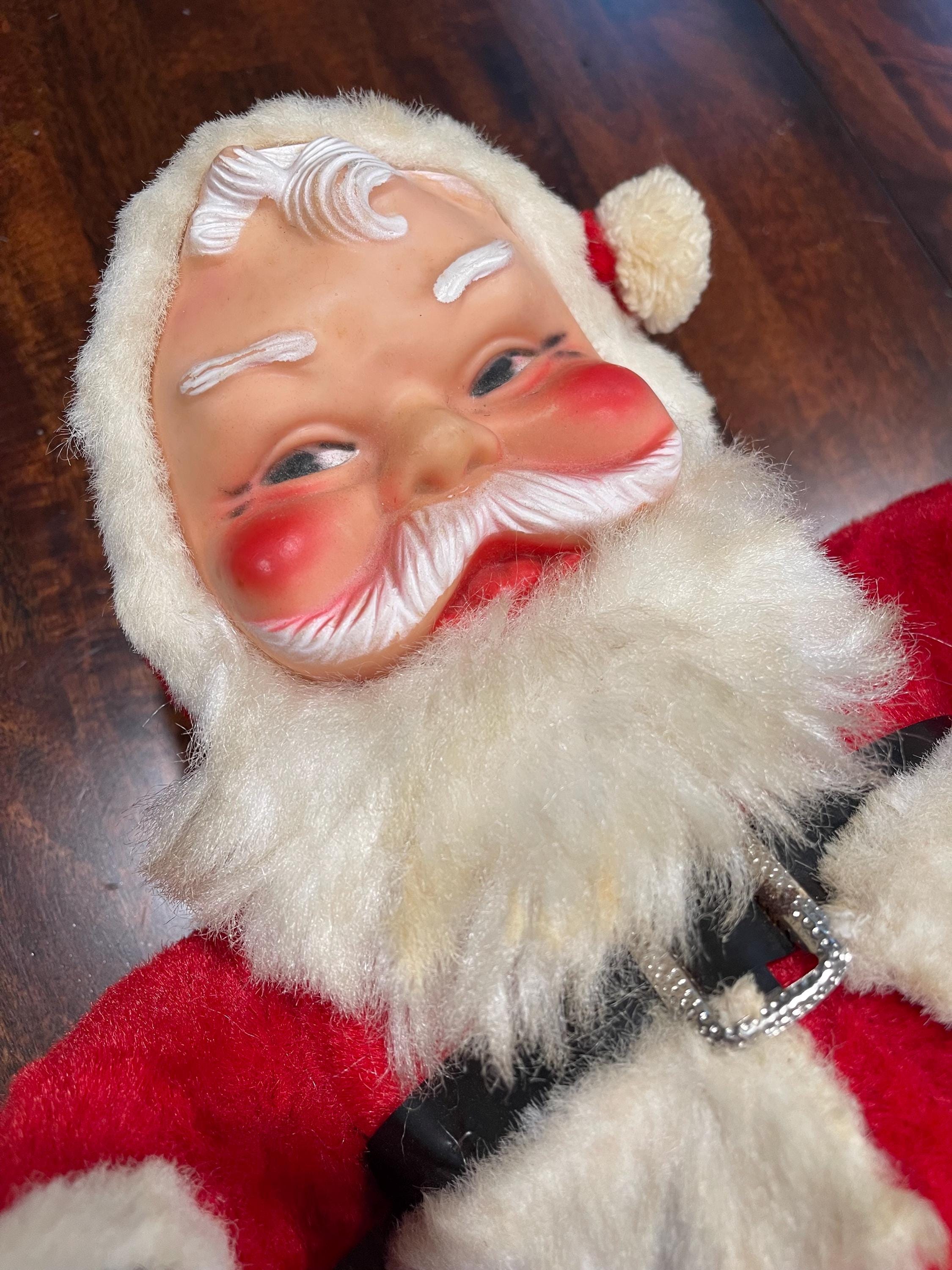 Vintage Santa Rubber Face Doll (S221) - 2000toys Antique Mall