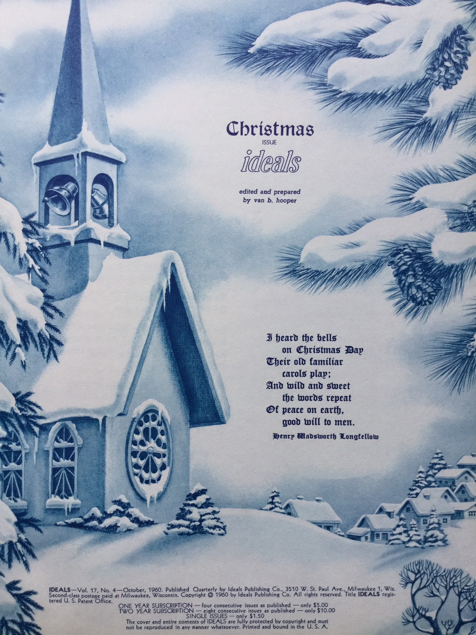 Ideals Christmas 2022 Magazine Vintage October 1960 Christmas Ideals Magazine Vol. 17 No. 4 | Etsy