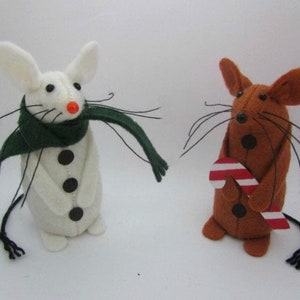 Christmas Mouse - Mouse Decoration - Mouse Ornament - Mouse Christmas Decoration