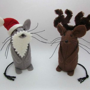 Christmas Mouse - Mouse Decoration - Mouse Ornament - Mouse Christmas Decoration