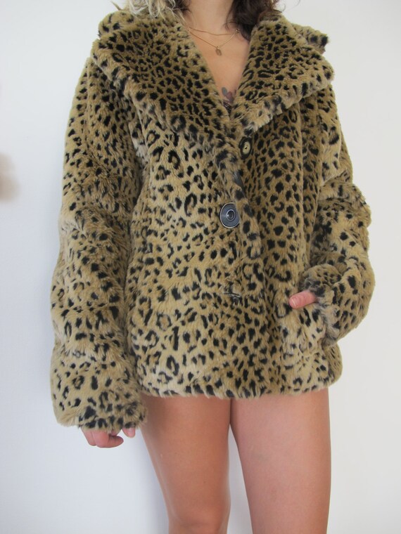 Esprit leopard print coat sale