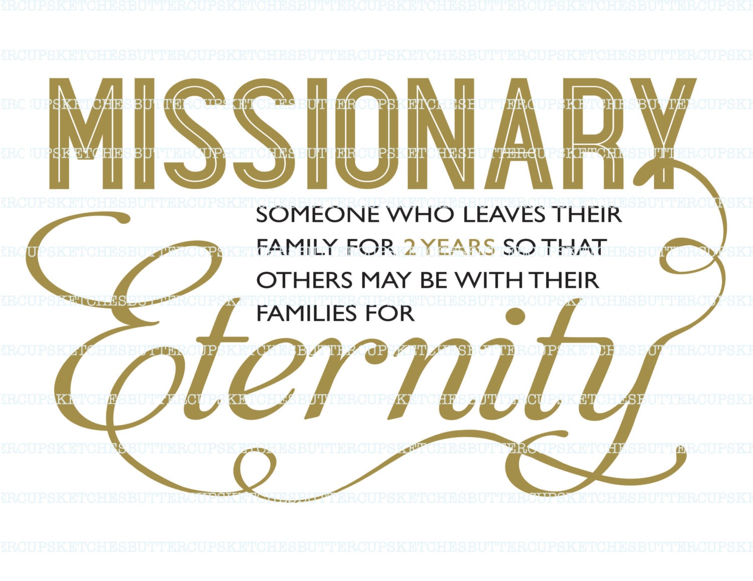 LDS Missionary Quote 2 Years - Etsy