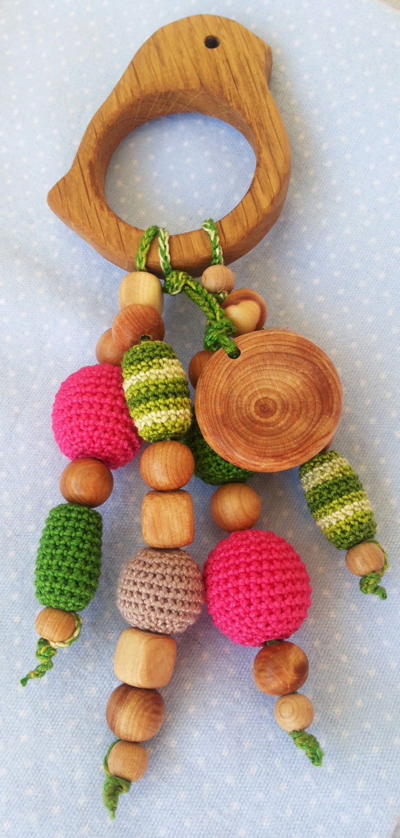 Wooden Teether Bird Teether Organic Teethers Teething Etsy