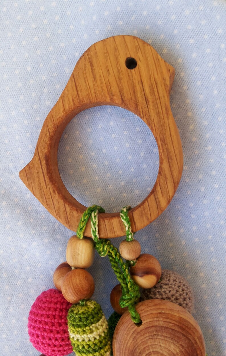 Wooden Teether Bird Teether Organic Teethers Teething Etsy