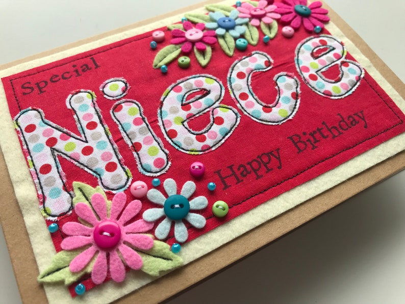 Carte De 16e Anniversaire Nièce - Bleu Violet Carte De 16e Anniversaire