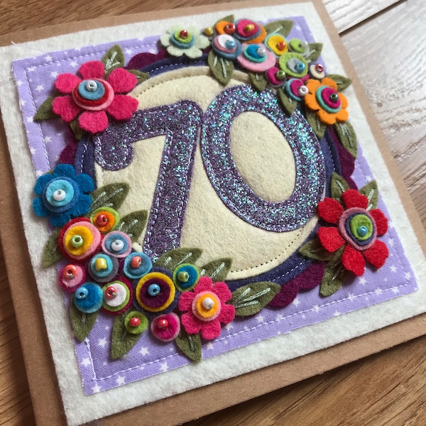 70th birthday card, 70th birthday, 70th