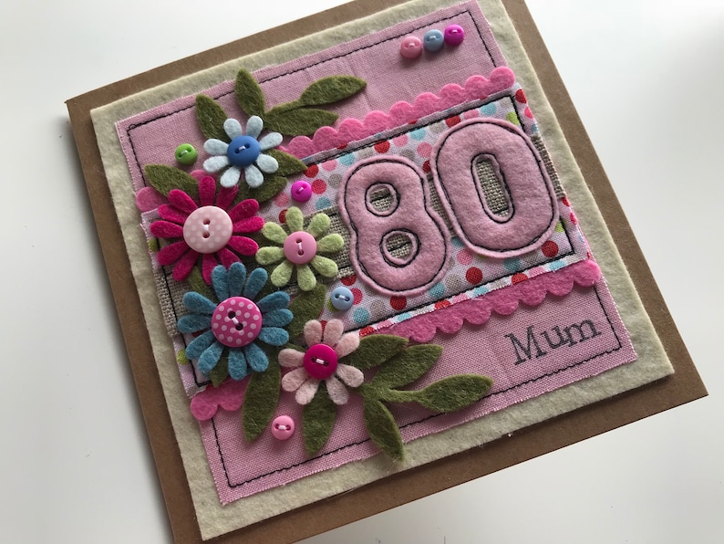 80th Birthday Card 80th Birthday Card Mum Special Friend | Etsy UK