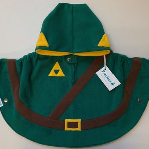 Zelda Link - Fleece Poncho und Autositz Poncho (All in One) - Baby, Kleinkind und Kids