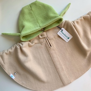 先行予約 - ベビーヨーダ - スターウォーズ - フリースポンチョ＆カーシートポンチョ（オールインワン） - ベビー、幼児、子供