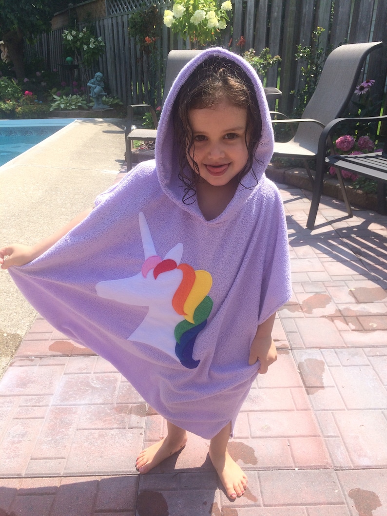 baby beach towel poncho