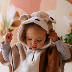 PRÉCOMMANDE - Escargot - Insecte - Jardin - Poncho en polaire et poncho pour siège d'auto (tout en un) - Bébé, tout-petit et enfants
