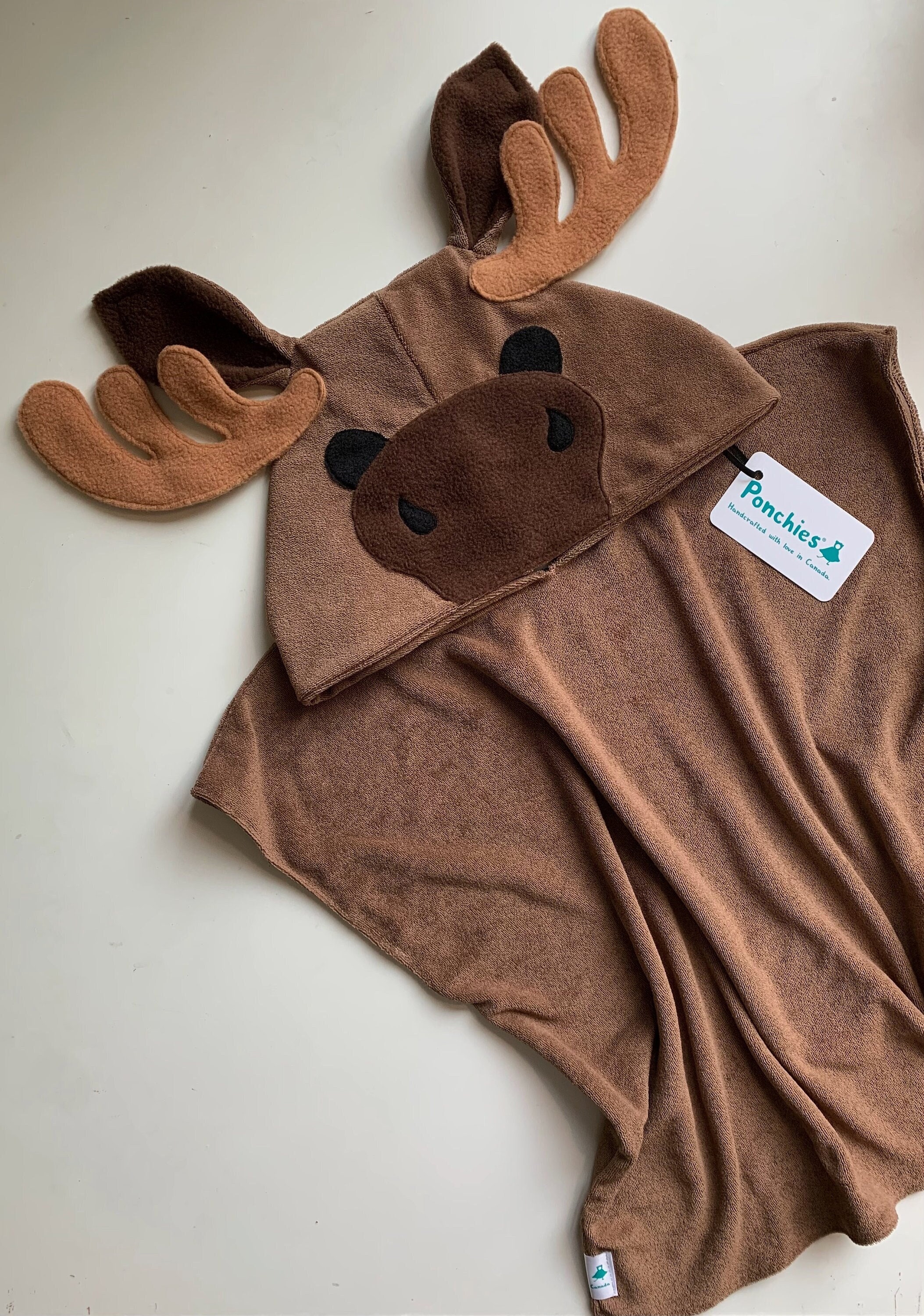 Baby Hooded Towel - Moose Baby Hooded Towel - Moose