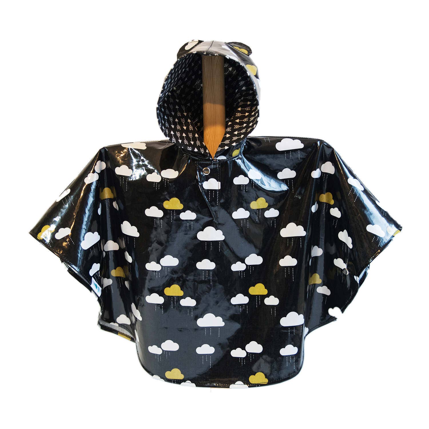 Baby & Kid Rain Poncho Sparkle Gold Rain Clouds Waterproof Etsy