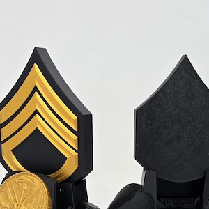 US Army 3D Printed Rank Insignia - 2 Styles
