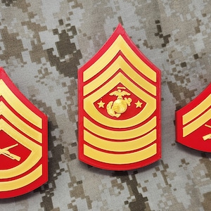 3D Printed Marine Corps Enlisted Rank Insignia