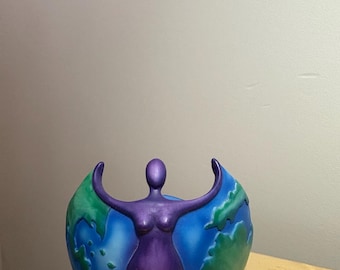 Altar bowl - Offering Bowl - Goddess - Earth - Pagan - Wicca - Witchcraft