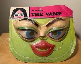 Vintage - Halloween Mask - Bayshore Industries, Inc - The Vamp - Sealed