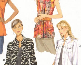 Denim Jackets & Vests | in 3 Lengths | Butterick 5616 Size 6 8 10 12 uncut