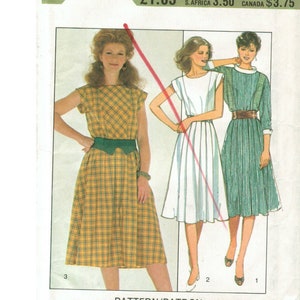 May include: A vintage sewing pattern for a dress, featuring three different styles. The pattern is for a size 10, and the price is listed as $3.75. The pattern is called "Style" and the number is 3840.