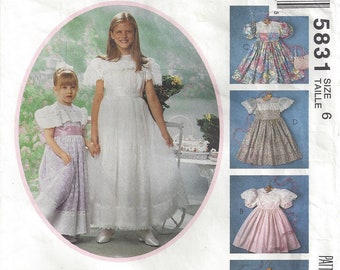 1990s Puffy Sleeve Dress