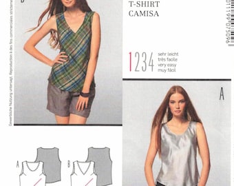 Bias Cut Sleeveless Top | Burda 7509 | Size 8 10 12 14 16 18 20 | uncut